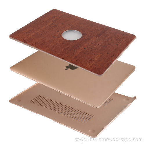 Factory Price Wood Pattern Cover Shell Hard Case for Macbook with Retina 12.1"